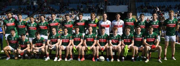 The Mayo squad pictured before Sunday's Connacht SFC semi-final defeat to Roscommon, which is the county's third championship defeat in-a-row at home to the Shannonsiders.	Picture: David Farrell Photography