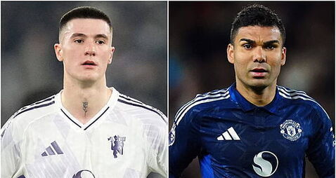 Casemiro is ‘a working machine’, says Manchester United team-mate Benjamin Sesko