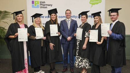 Pharmacy Technicians from Mayo celebrate at the RDS