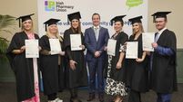 Pharmacy Technicians from Mayo celebrate at the RDS