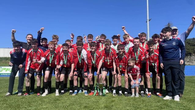 <p>The under-15 boys team from St Joseph’s Secondary School have won the FAI Schools National ‘B’ Final at sun-kissed Jackman Park in Limerick City.</p>