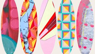 <p>The colour pink is the focus of the exhibition.</p>