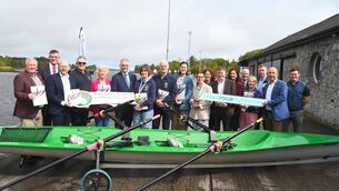 <p>Pictured at the launch of the Mayo Outdoor Recreation Plan 2026-2030 were Cllr Michael Loftus, Kevin Kelly (Chief Executive, Mayo County Council), Kieran Reilly (Outdoor Recreation Officer, Mayo Sports Partnership), Pat O’Brien, Cllr Annie May Reape, Minister for Rural and Community Development and the Gaeltacht Dara Calleary TD, Kathy McSharry, Christy McDonagh, Ciara Munnelly, Cólleen Devine, Niamh Walsh, Cllr Jarlath Munnelly (Cathaoirleach, Ballina Municipal District), Lèon Fox, Tom Gilligan (Director of Services, Mayo County Council), Ailish McGinty, JP Mulherin, Charlie Lambert (Sports Coordinator, Mayo Sports Partnership) and Liam Feeley. 	Picture: John O’Grady </p>