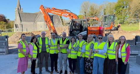 Tubbercurry's new childcare building progressing well Tubbercurry's new childcare building progressing well