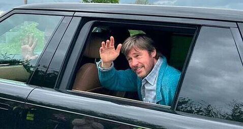 Brad Pitt spotted filming in Co Laois