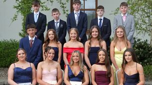 <p>Members of Brickens Foróige Club at the Mayo Foróige 3rd Years Prom Ball, held recently at the Great National Hotel, Ballina.	 Picture: Trish Forde</p>