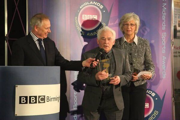 Pat Benson receiving the BBC’s West Midlands Unsung Hero award in 2010. Pat Benson receiving the BBC’s West Midlands Unsung Hero award in 2010.