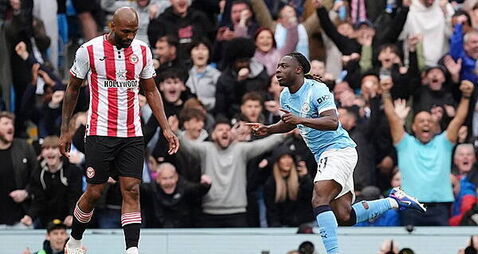 Jeremy Doku inspires Manchester City again in win over Brentford
