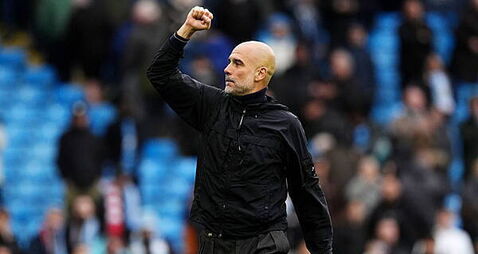 Pep Guardiola is a happy Hammer as Manchester City seek title favour