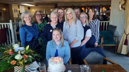 Best wishes: Mayo branch wishes staff member the 'very best' following departure