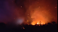Gorse fire breaks out in Kilternan at foothills of Dublin mountains