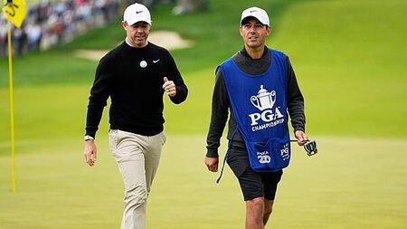 Rory McIlroy’s bid for more major glory begins with bogey at US PGA Championship