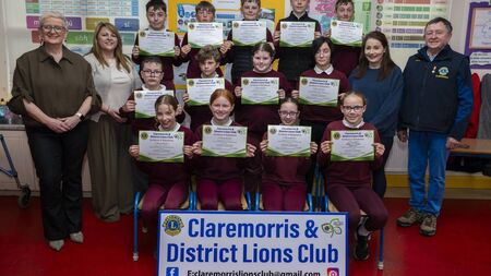 Local Notes: Students take part in Claremorris Lions Club's art competition