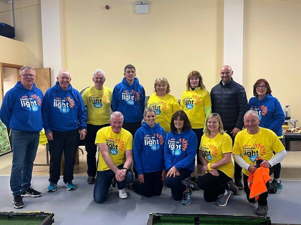The members of the Kiltimagh Darkness Into Light Committee, which organised such a successful event.