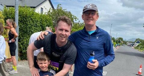 David ready for poignant run in honour of his dad 
