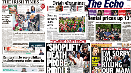 What the papers say: Wednesday's front pages