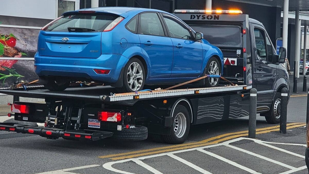 Unlicensed taxi recently detained in Mayo town