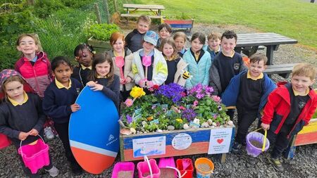 Local Notes: Scoil Chriost Ri, Enniscrone 'Seaside Superpower Garden'.