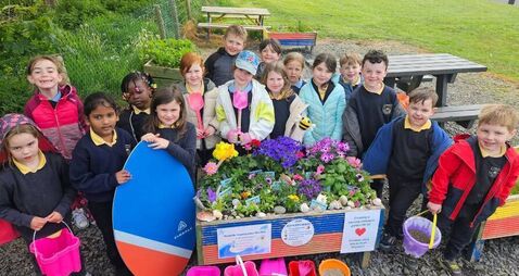 Local Notes: Scoil Chriost Ri, Enniscrone 'Seaside Superpower Garden'.