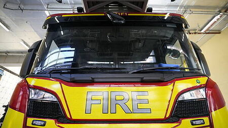 One person in hospital after fire at apartment block in Co Dublin
