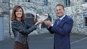 <p>Leo Varadkar with former TD and Senator Michelle Mulherin on a visit to Ballina in 2019.</p> <p>Leo Varadkar with former TD and Senator Michelle Mulherin on a visit to Ballina in 2019.</p>