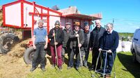 End of an era as Frank parks up his thresher