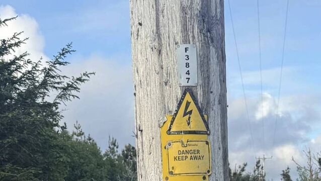 'Hard to believe' - Disbelief as Mayo windfarm planning notice pinned to electric pole