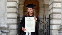 Congratulations: Ballina club member celebrates graduation from Trinity College Dublin