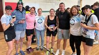 Local Notes: Participants and volunteers at the recent Colm Horkan Memorial Run in Charlestown.