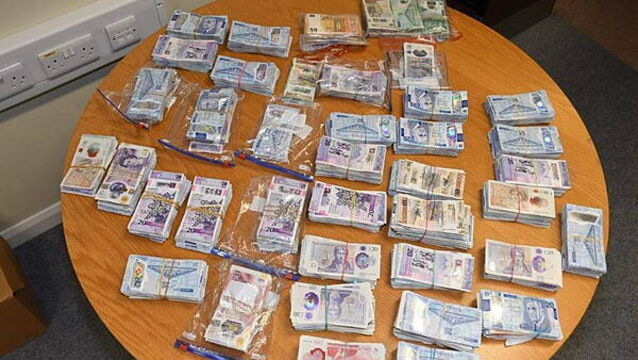 Five men and one female arrested in cross-border fraud investigation after seizure of £174k