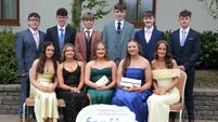 Local Note: Bonniconlon Foroige Club at the Mayo Foroige 3rd Years Prom Ball.