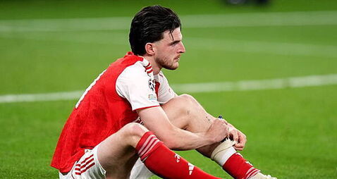 Declan Rice devastated but ‘proud’ of Arsenal after Champions League defeat