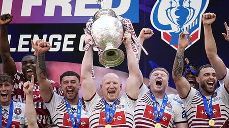 Wigan secure Challenge Cup with dominant win over Hull KR at Wembley