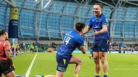 James Lowe double sends Leinster into last four