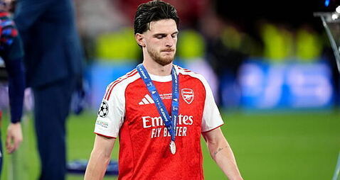 Declan Rice ‘devastated’ by CL final defeat but vows Arsenal will be back