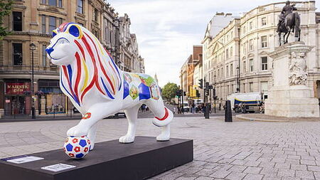 Lion-themed public art trail brings World Cup fever to England fans