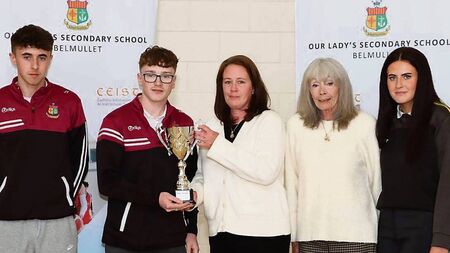 Congratulations: Mayo student presented memorial award