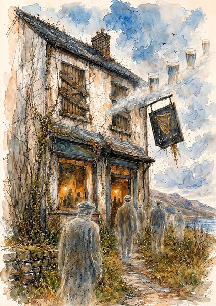 The Vintners’ Federation of Ireland has warned that repeated supplier price increases are causing rural pub closures. Illustration: Conor McGuire The Vintners’ Federation of Ireland has warned that repeated supplier price increases are causing rural pub closures. Illustration: Conor McGuire