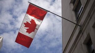 <p>Canadian Flag.</p>