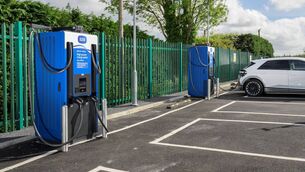<p>Conveniently located at the Texaco Service Station on the outskirts of Ballindine, the new charging hub features two 100kW high-power chargers allowing up to four EVs to charge at one time.</p>