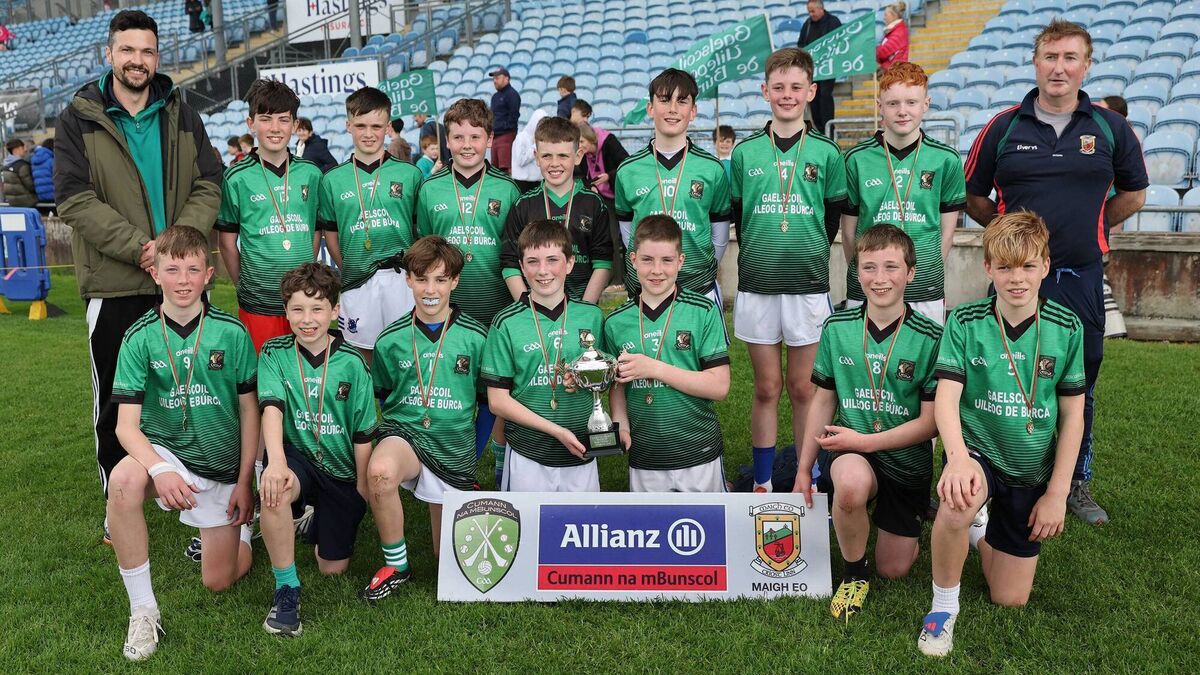 Leo helps lead Gaelscoil to final glory