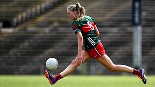 <p>Hannah Reape retains her place in the starting lineup after successfully appealing her red card from the Connacht final. Picture: Piaras Ó Mídheach/Sportsfile </p>