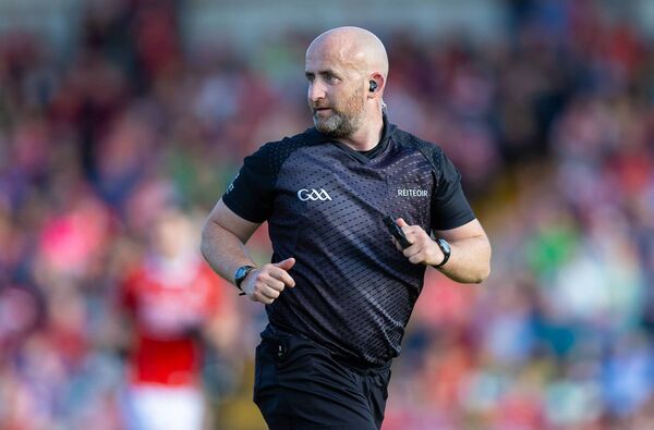 Referee Brendan Cawley Mandatory Credit ©INPHO/Tom O'Hanlon
