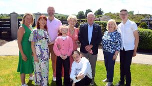 <p>St Attracta’s Residence, Hagfield, Charlestown celebrated the opening of the Wild Atlantic Suite. Pictured are Alison Moore, Trina, Martin, Grace, Rose Donohue, Kathleen and Martin Donohue, Vera Tiernan and MJ Donohue. Picture: John O'Grady</p>