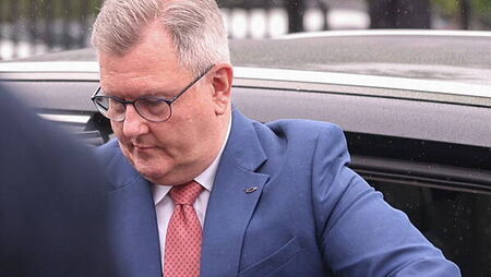 Jeffrey Donaldson begins giving evidence in sex offences trial