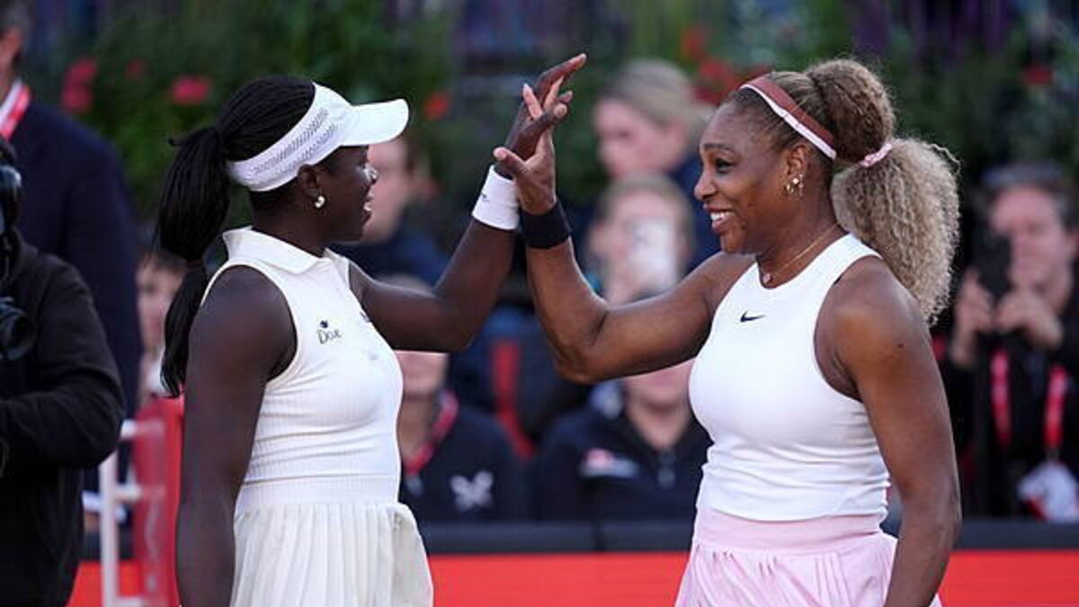 Serena Williams’ doubles comeback cut short by Victoria Mboko knee injury