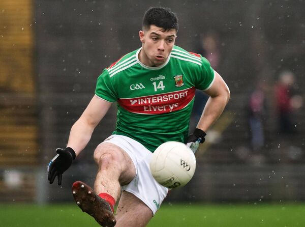 Brian Reape in action for the Mayo senior football team against Galway in early 2020. Picture: INPHO/Evan Logan Brian Reape in action for the Mayo senior football team against Galway in early 2020. Picture: INPHO/Evan Logan