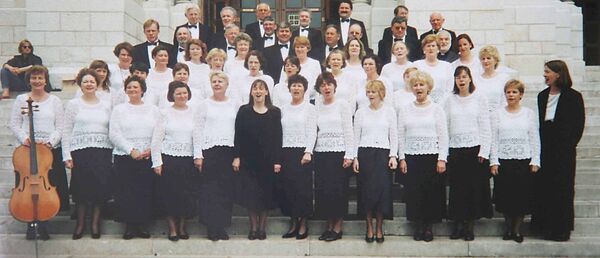 The Moy Singers pictured at Monaco Cathedral in 1997. The Moy Singers pictured at Monaco Cathedral in 1997.