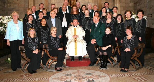 The Moy Singers and Fr Muredach Tuffy during a tour in Barcelona in 2008. The Moy Singers and Fr Muredach Tuffy during a tour in Barcelona in 2008.