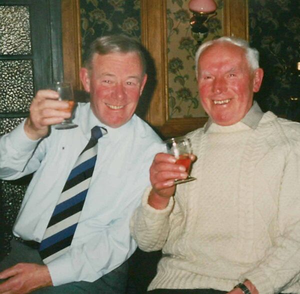Liam Molloy and Jim Garvey enjoying the social aspects of the group. Liam Molloy and Jim Garvey enjoying the social aspects of the group.
